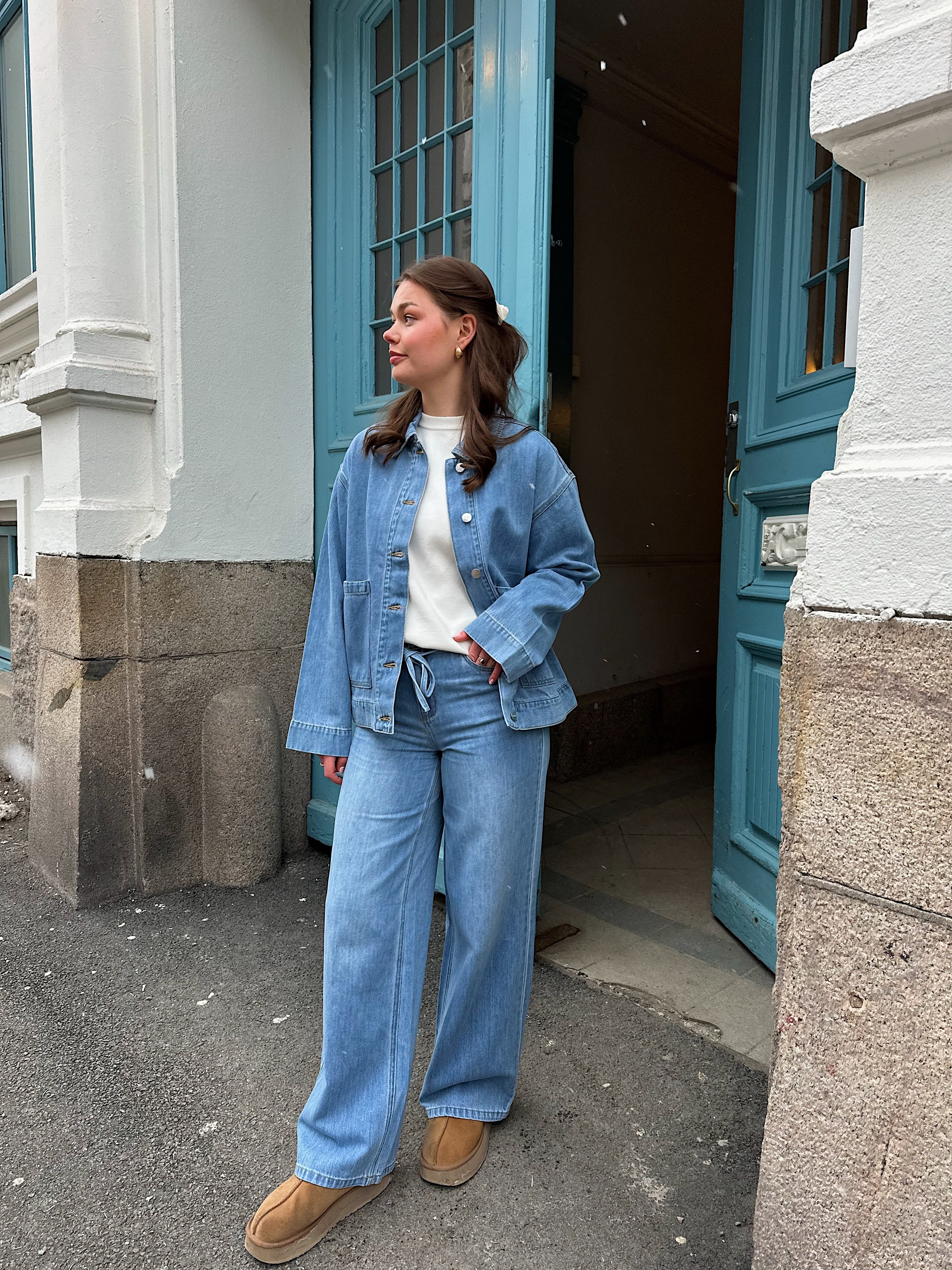 OBJROSIE Jeans - Light Blue Denim